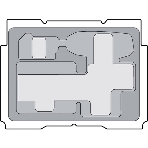 BTI Box 2 Einsatz A18 DSS 1/2”, Boxen-Einsatz, BTI Box Maschinen-Einsatz, Maschinen-Einsätze